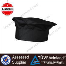 Shinelong High-End barato no tejido algodón negro Chef Hat